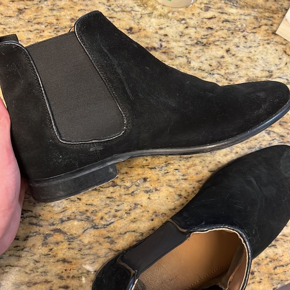 Suede black Chelsea boots size 11 - Picture 2 of 4